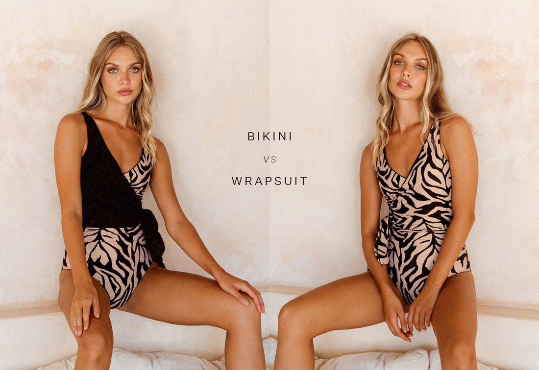What is the difference between the Bikini & Wrapsuit?