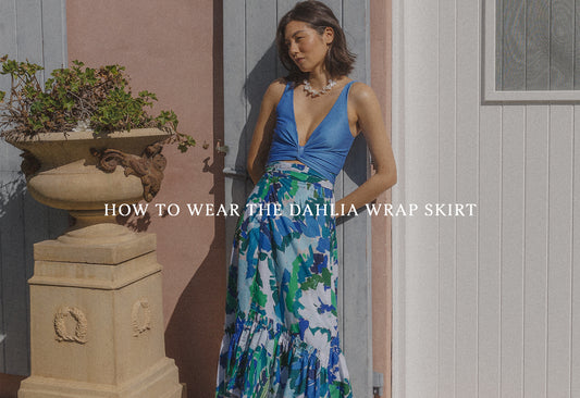 How To Wear the Dahlia Wrap Skirt