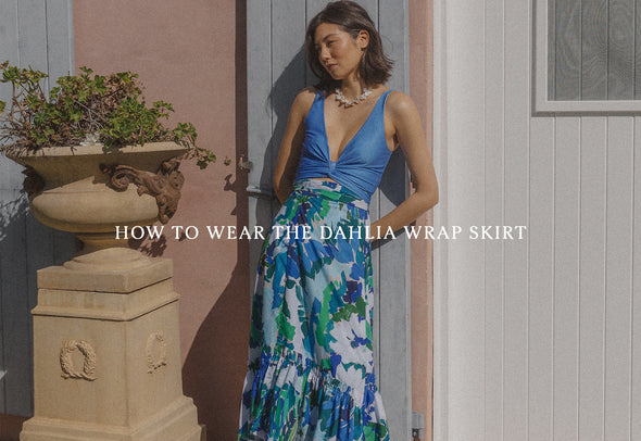 How To Wear the Dahlia Wrap Skirt