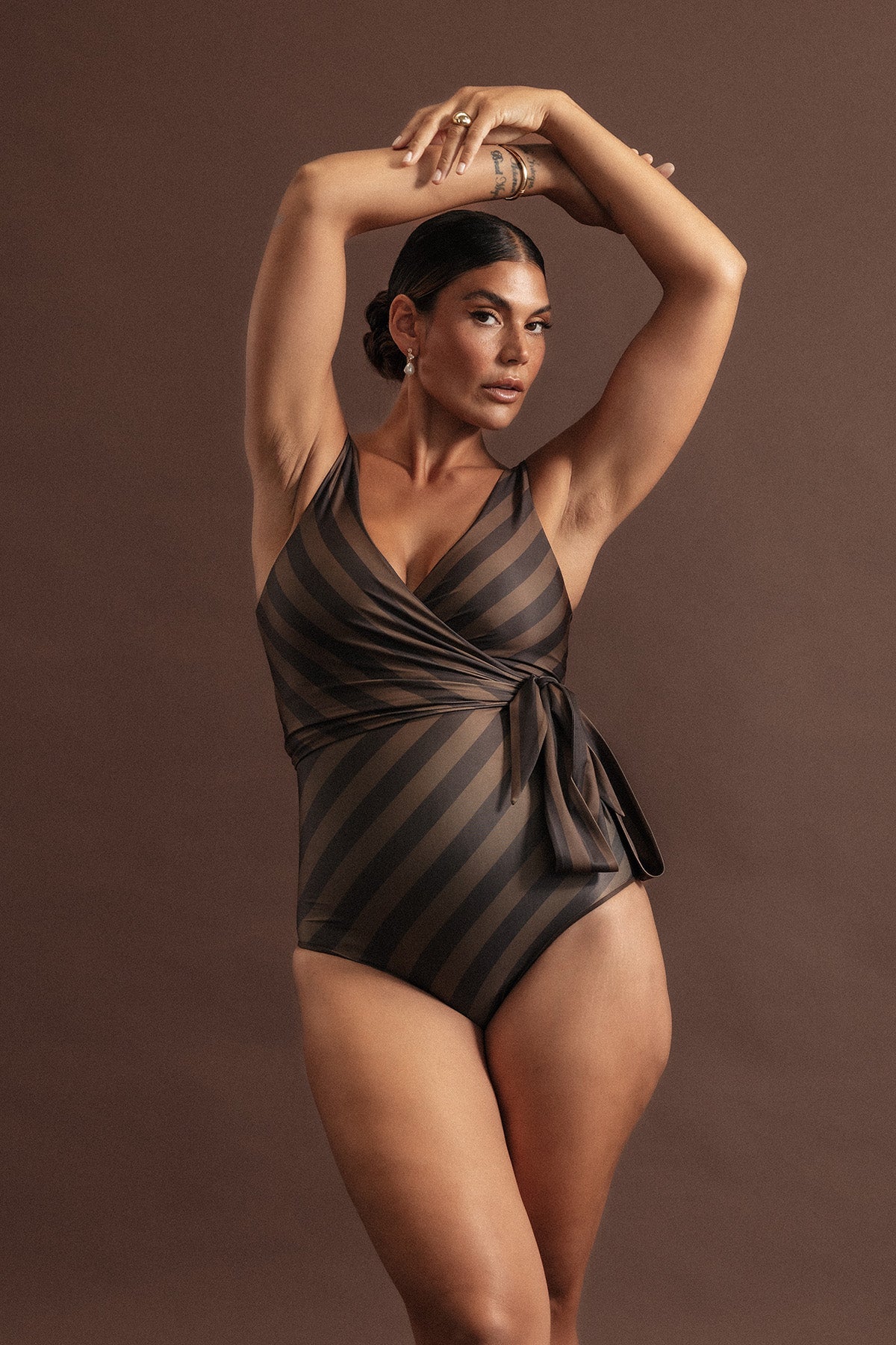 Valencia Reversible Bikini Wrap Top | Women's Black Bikini | Plus Size  Swimwear