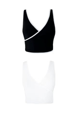 Coco Reversible Bikini Wrap Top | Black & White Women's Bikini | Plus ...