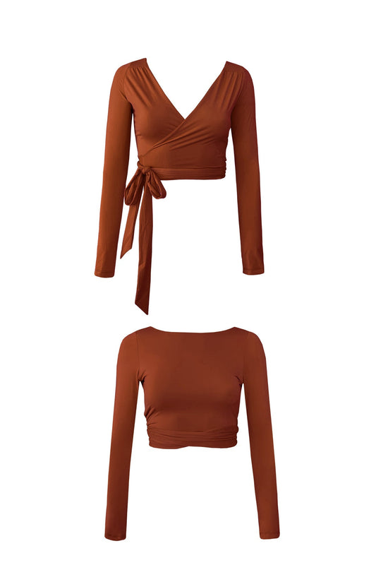 Clay Longsleeve Swim Wrap Top