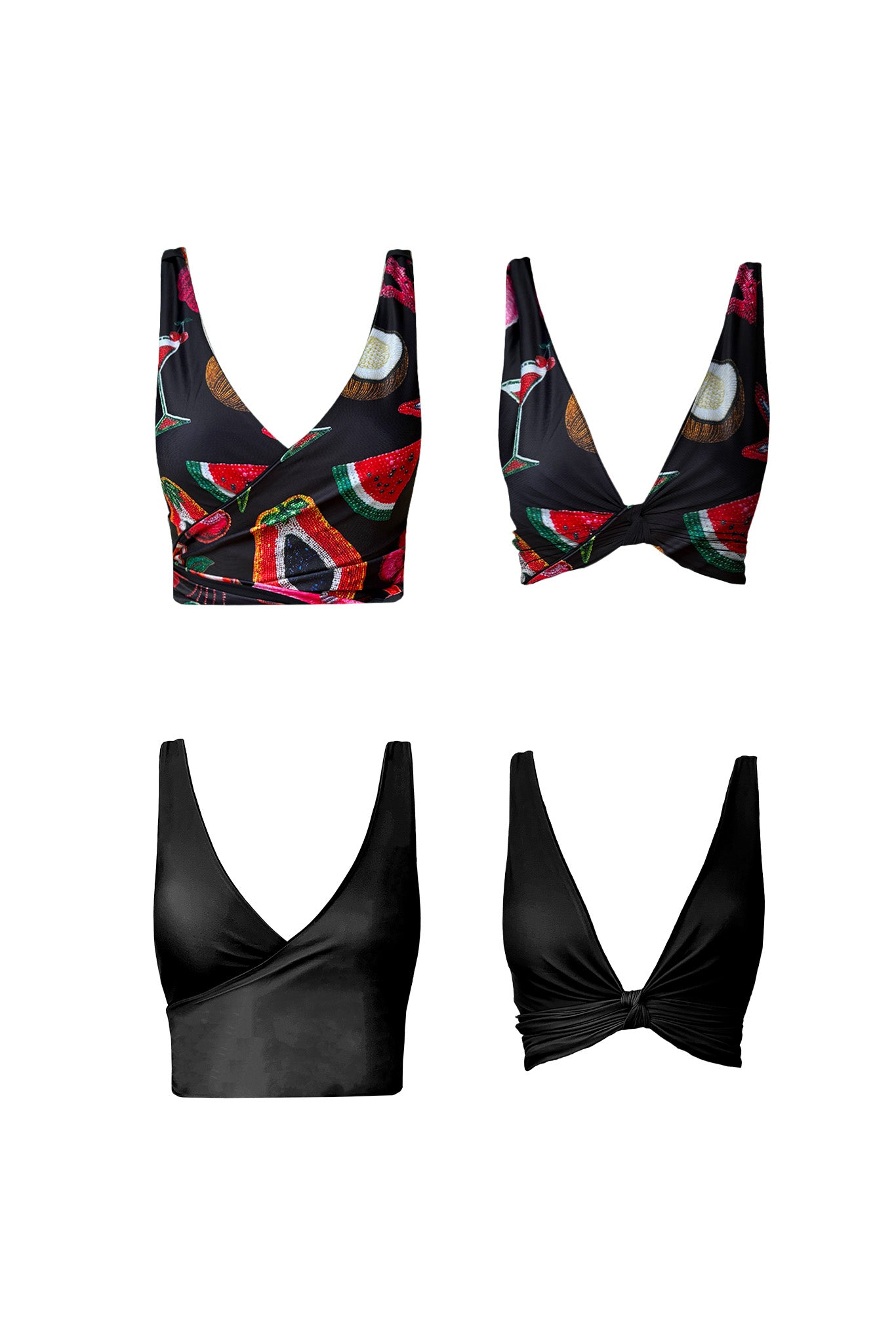 Cha Cha Reversible Bikini Wrap Top (Pre-Order)