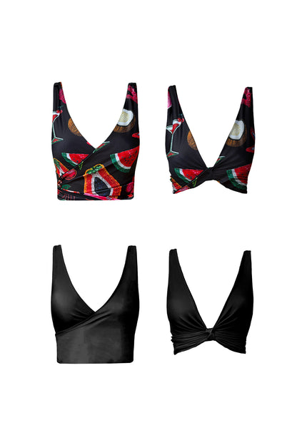 Cha Cha Reversible Bikini Wrap Top (Pre-Order)