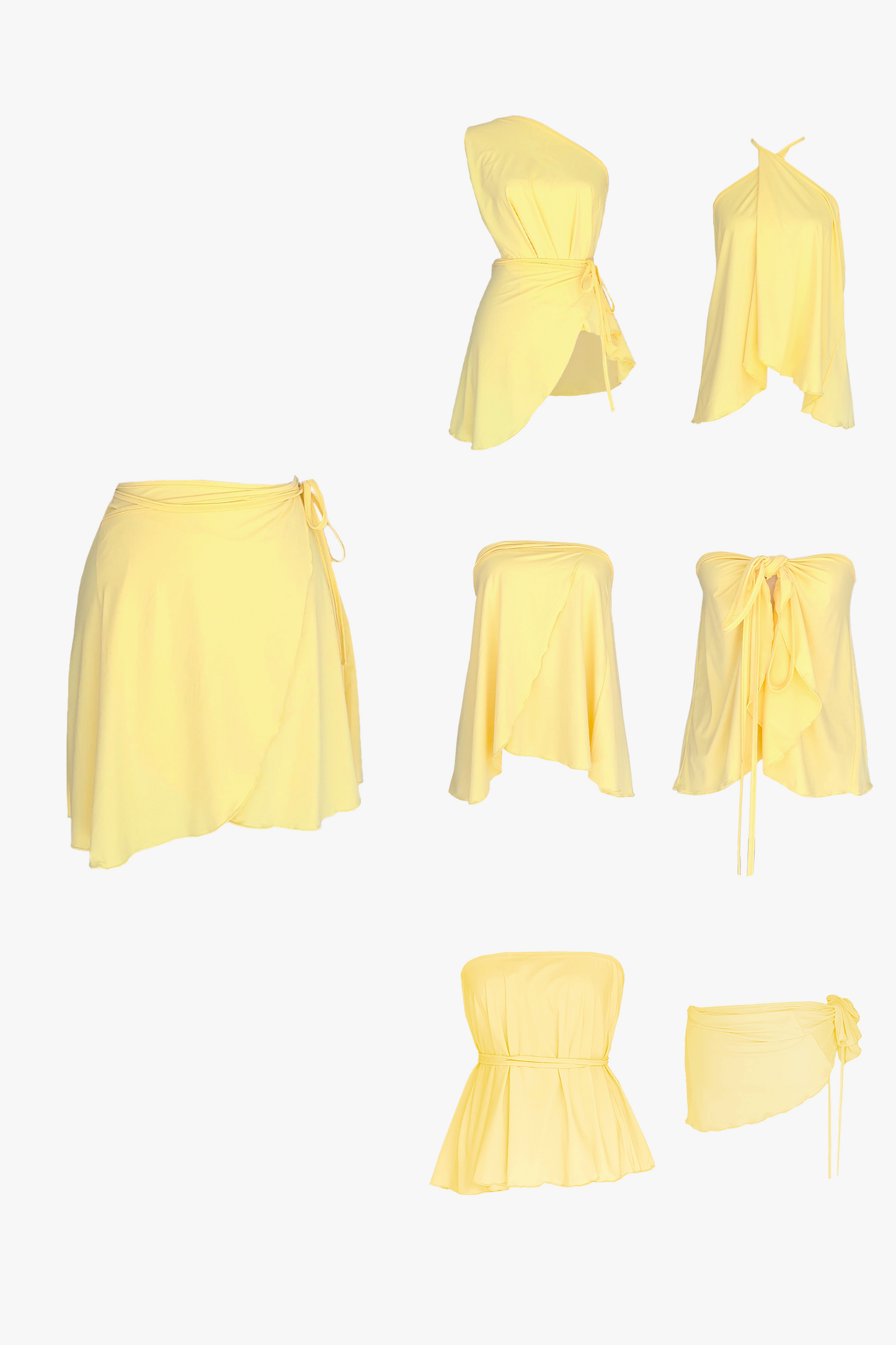 Meringue Wrap Mini Skirt