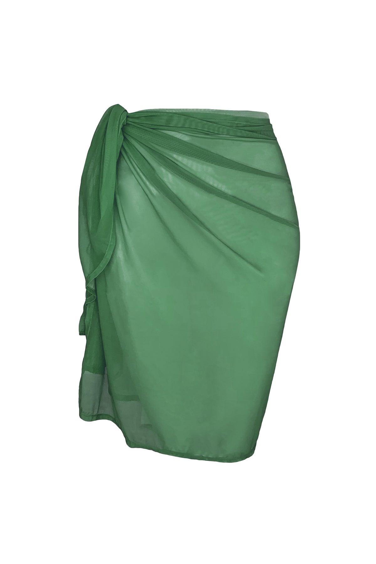 Mesh Sarong in Eden Green | Women's Skirt | Beach Cover-up – Baiia Swim