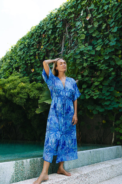 Cecile Kaftan Dress - Capri