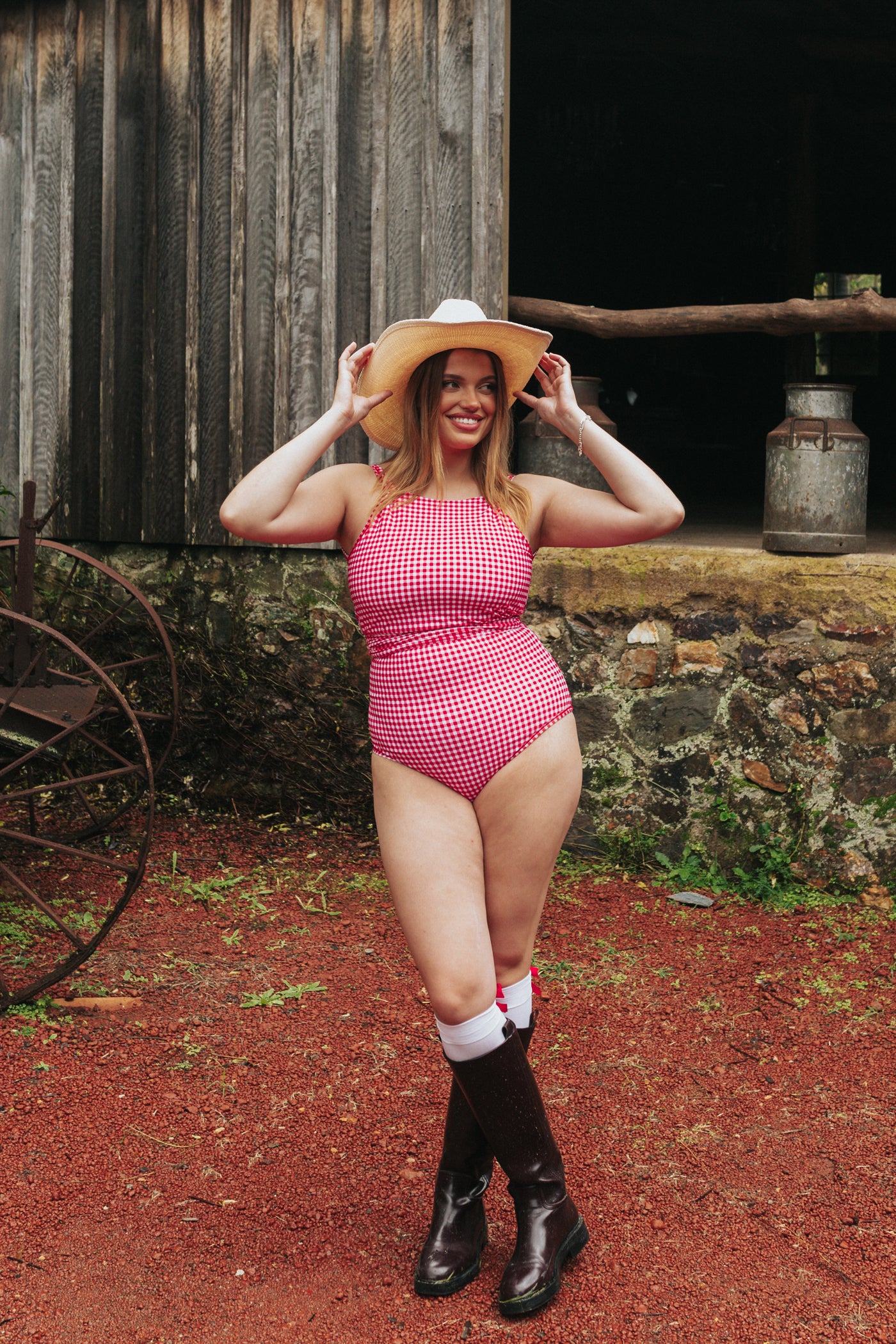 Betty One-Piece Wrap Top (PRE ORDER)