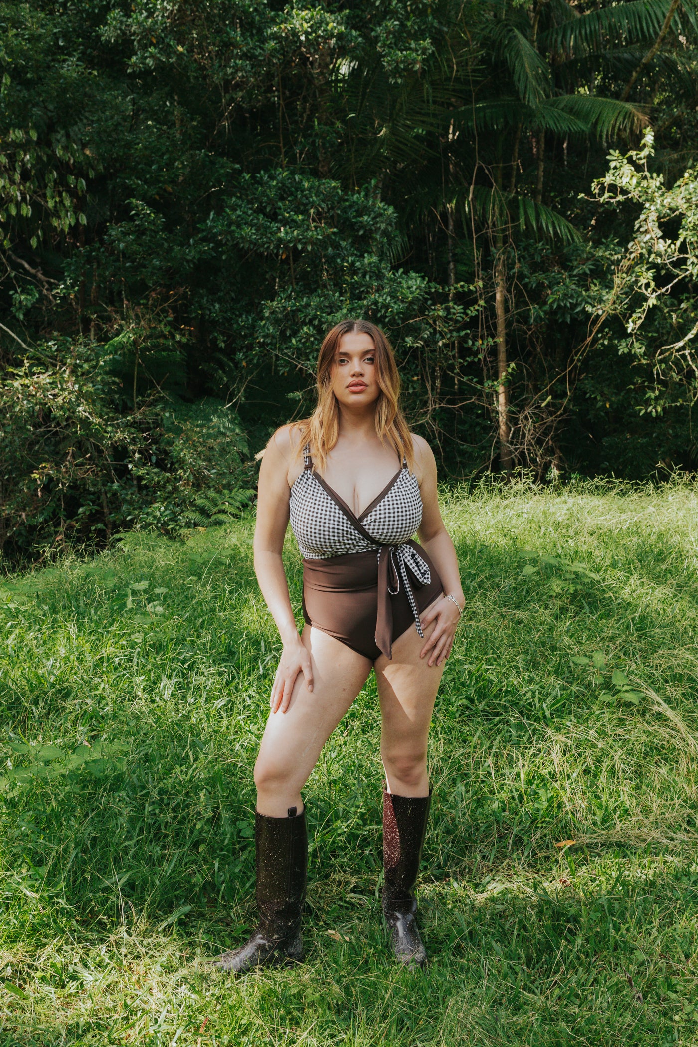 Sylvie One-Piece Wrap Top (PRE ORDER)