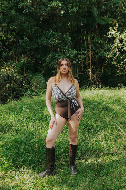 Sylvie One-Piece Wrap Top (PRE ORDER)